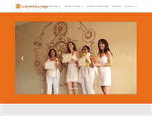 Tablet Screenshot of bodytoblissyoga.com
